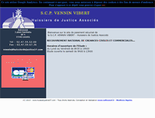 Tablet Screenshot of huissierjustice37.com